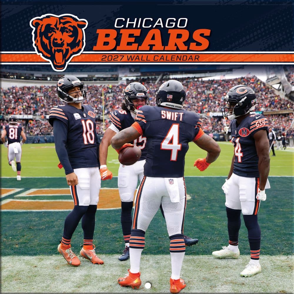 NFL Chicago Bears 2027 Mini Wall Calendar Main Product Image