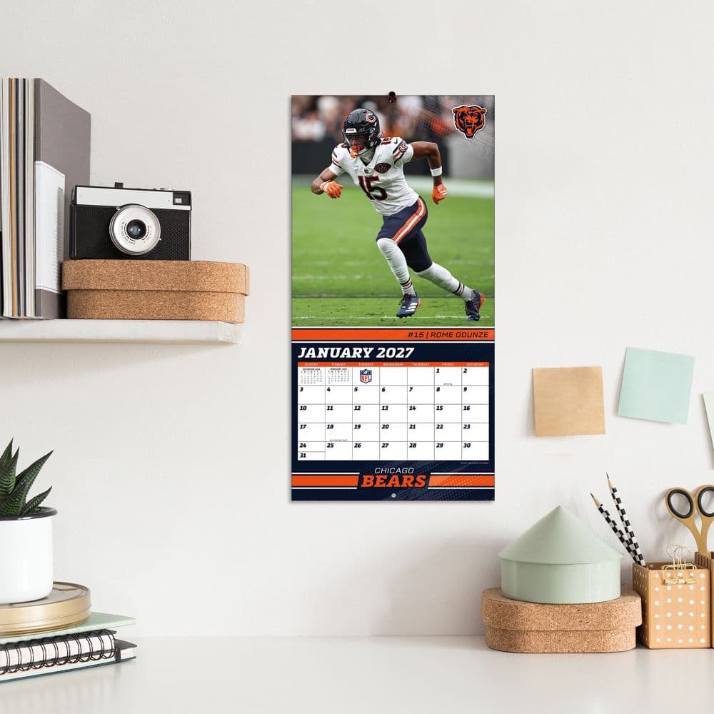 NFL Chicago Bears 2027 Mini Wall Calendar Fifth Alternate Image