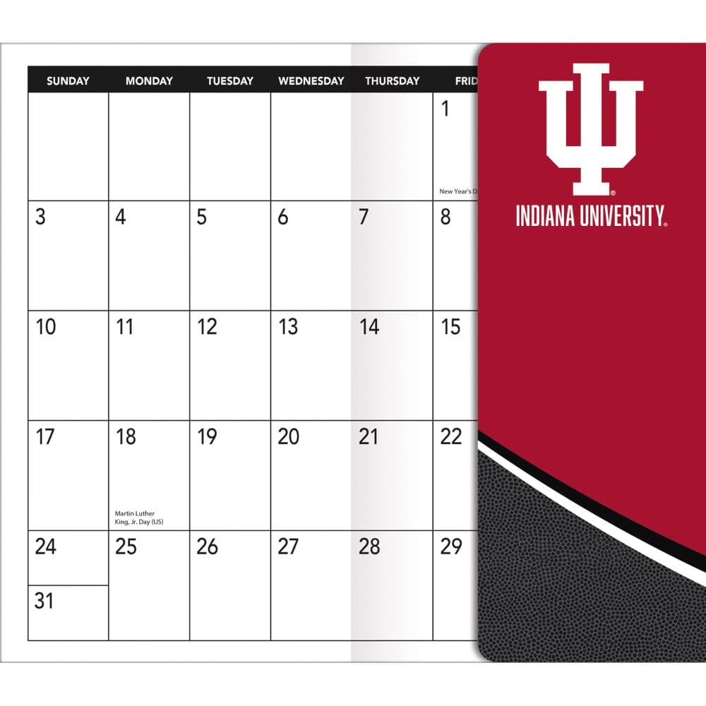COL Indiana Hoosiers 2027 Pocket Planner Sixth Alternate Image