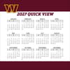 image NFL Washington Commanders 2027 Desk Calendar Fourth Alternate Image