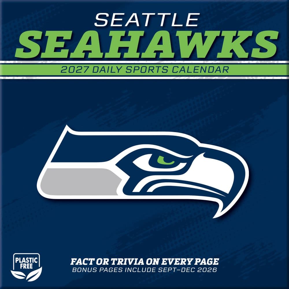 NFL Seattle Seahawks 2027 Desk Calendar First Alternate Image
