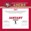 image NFL San Francisco 49ers 2027 Desk Calendar Second Alternate Image