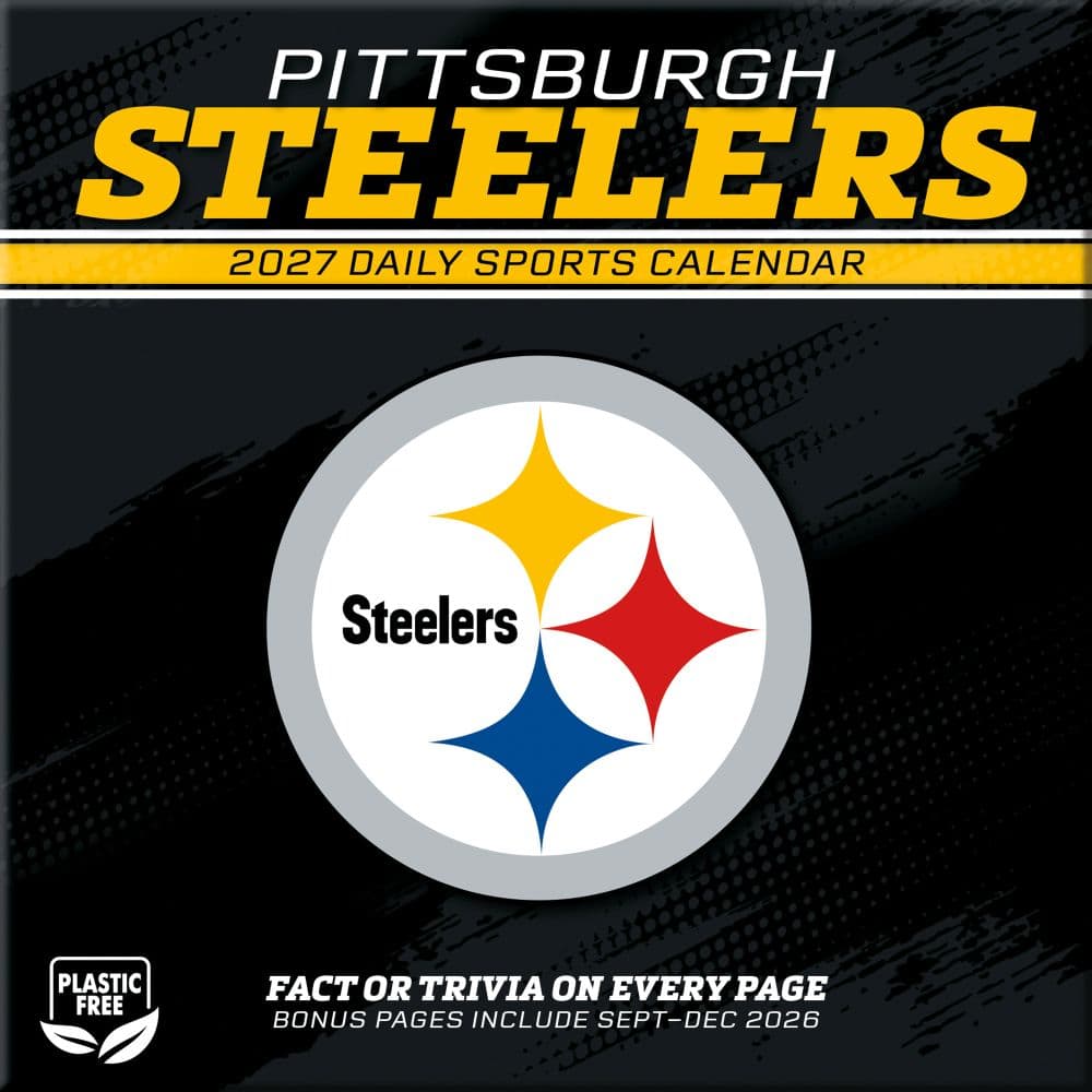 NFL Pittsburgh Steelers 2027 Desk Calendar First Alternate Image