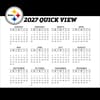 image NFL Pittsburgh Steelers 2027 Desk Calendar Fourth Alternate Image