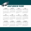 image NFL Philadelphia Eagles 2027 Desk Calendar Fourth Alternate Image