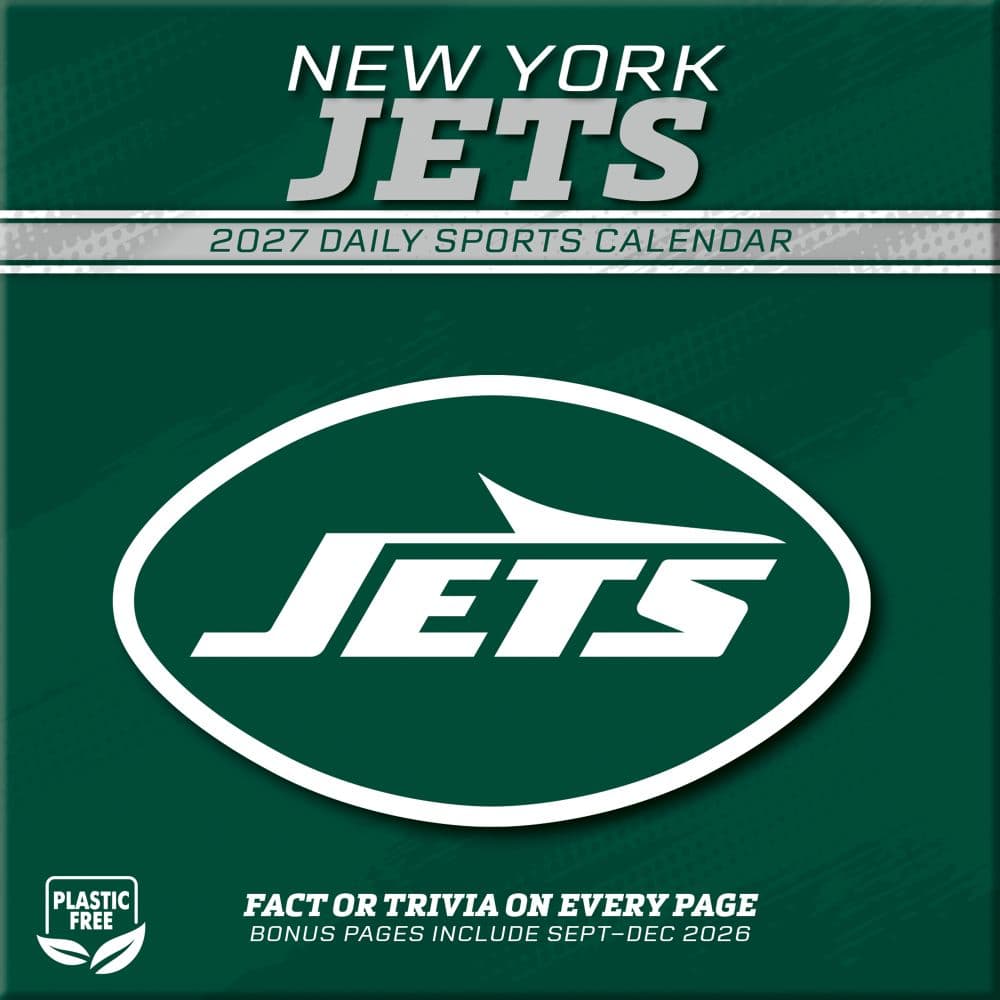 NFL New York Jets 2027 Desk Calendar First Alternate Image