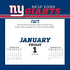 image NFL New York Giants 2027 Desk Calendar Second Alternate Image