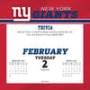 image NFL New York Giants 2027 Desk Calendar Third Alternate Image
