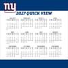 image NFL New York Giants 2027 Desk Calendar Fourth Alternate Image