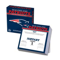 image NFL New England Patriots 2027 Desk Calendar Main Product Image