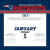 image NFL New England Patriots 2027 Desk Calendar Second Alternate Image