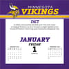 image NFL Minnesota Vikings 2027 Desk Calendar Second Alternate Image