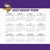 image NFL Minnesota Vikings 2027 Desk Calendar Fourth Alternate Image