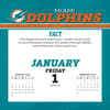 image NFL Miami Dolphins 2027 Desk Calendar Second Alternate Image