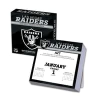 image NFL Las Vegas Raiders 2027 Desk Calendar Main Product Image