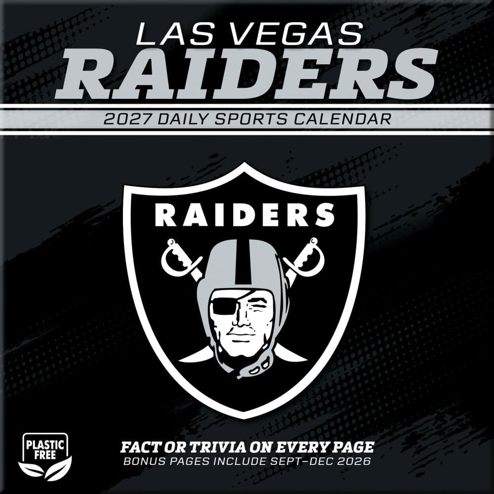 NFL Las Vegas Raiders 2027 Desk Calendar First Alternate Image