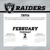 image NFL Las Vegas Raiders 2027 Desk Calendar Third Alternate Image