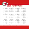 image NFL Kansas City Chiefs 2027 Desk Calendar Fourth Alternate Image