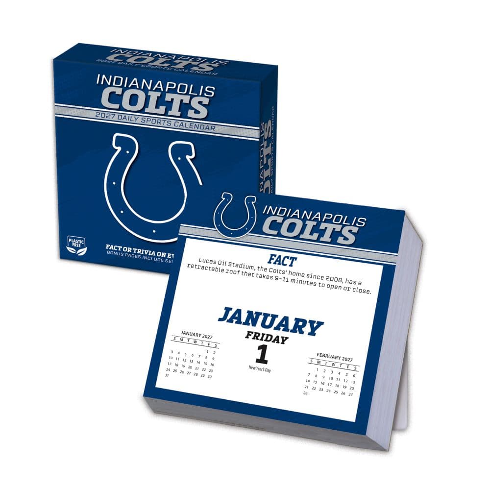 NFL Indianapolis Colts 2027 Desk Calendar NFL Indianapolis Colts 2027 Desk Calendar