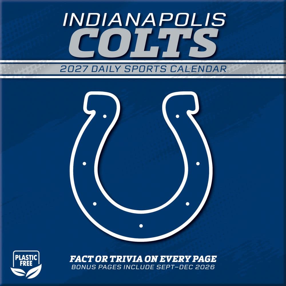 NFL Indianapolis Colts 2027 Desk Calendar First Alternate Image