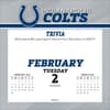 image NFL Indianapolis Colts 2027 Desk Calendar Third Alternate Image