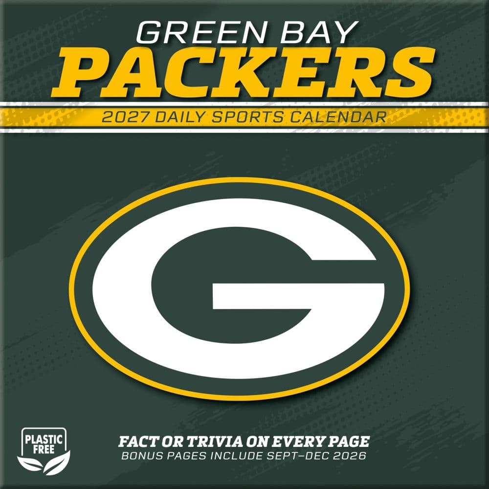 NFL Green Bay Packers 2027 Desk Calendar First Alternate Image