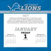 image NFL Detroit Lions 2027 Desk Calendar Second Alternate Image