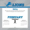 image NFL Detroit Lions 2027 Desk Calendar Third Alternate Image