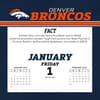 image NFL Denver Broncos 2027 Desk Calendar Second Alternate Image
