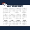 image NFL Denver Broncos 2027 Desk Calendar Fourth Alternate Image