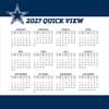 image NFL Dallas Cowboys 2027 Desk Calendar Fourth Alternate Image