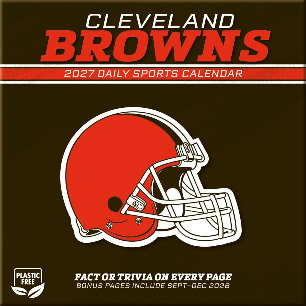 NFL Cleveland Browns 2027 Desk Calendar First Alternate Image