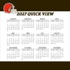 image NFL Cleveland Browns 2027 Desk Calendar Fourth Alternate Image