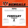 image NFL Cincinnati Bengals 2027 Desk Calendar Third Alternate Image