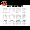 image NFL Cincinnati Bengals 2027 Desk Calendar Fourth Alternate Image