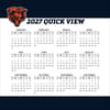image NFL Chicago Bears 2027 Desk Calendar Fourth Alternate Image