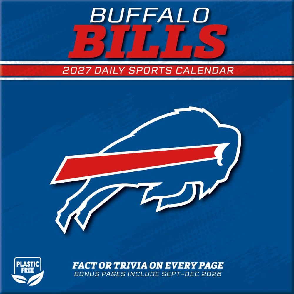 NFL Buffalo Bills 2027 Desk Calendar First Alternate Image