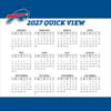 image NFL Buffalo Bills 2027 Desk Calendar Fourth Alternate Image