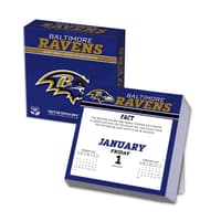 image NFL Baltimore Ravens 2027 Desk Calendar Main Product Image