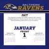 image NFL Baltimore Ravens 2027 Desk Calendar Second Alternate Image