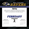 image NFL Baltimore Ravens 2027 Desk Calendar Third Alternate Image
