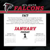 image NFL Atlanta Falcons 2027 Desk Calendar Second Alternate Image