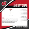 image Wisconsin Badgers 2027 Desk Calendar Second Alternate Image