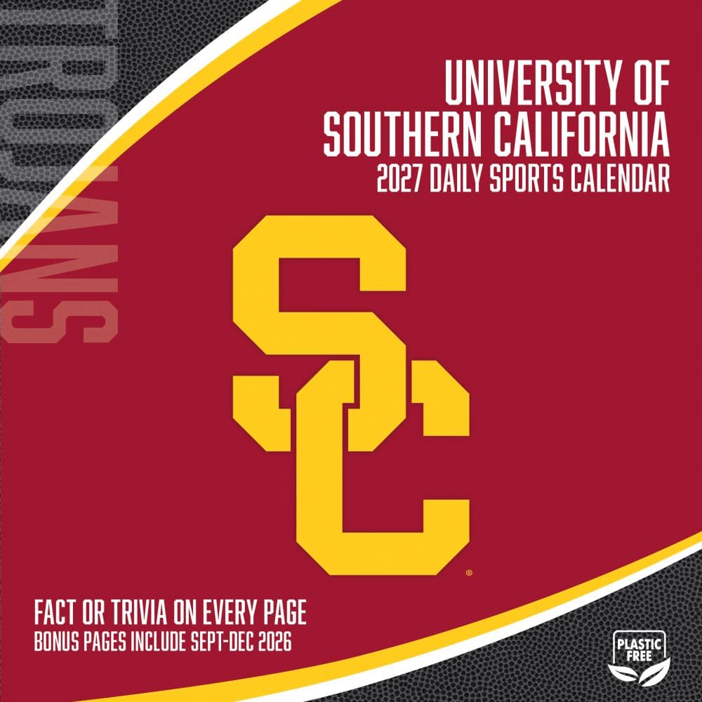 USC Trojans 2027 Desk Calendar First Alternate Image
