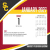 image USC Trojans 2027 Desk Calendar Second Alternate Image