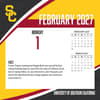 image USC Trojans 2027 Desk Calendar Third Alternate Image