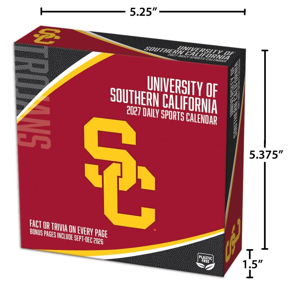 USC Trojans 2027 Desk Calendar Fifth Alternate Image