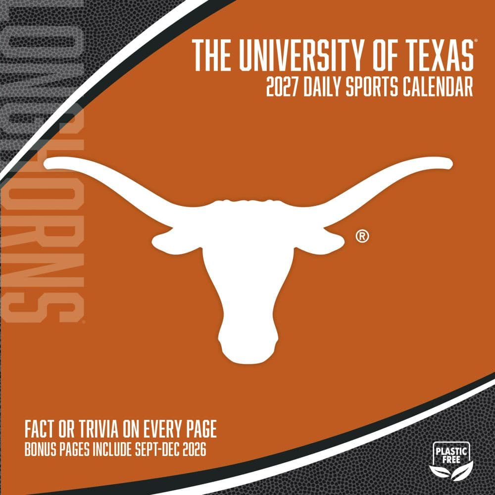 Texas Longhorns 2027 Desk Calendar First Alternate Image