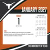 image Texas Longhorns 2027 Desk Calendar Second Alternate Image