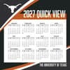 image Texas Longhorns 2027 Desk Calendar Fourth Alternate Image